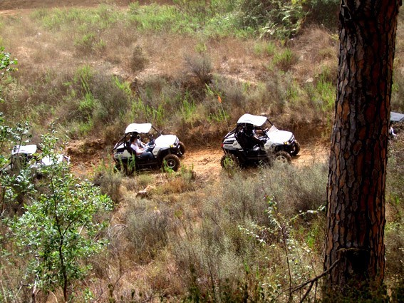 Reconnaissance or Test Drive by participating ATVs in Beit Chabab speed test 2010
