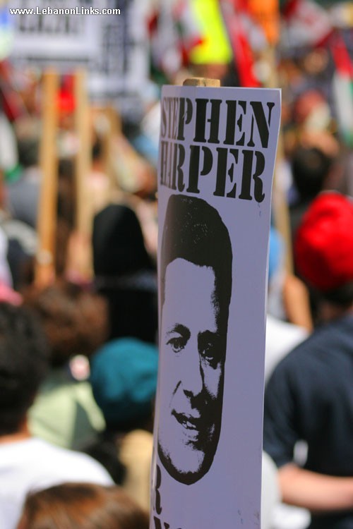 Stephan Harper Protest Sign