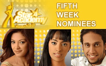 Fifth Week Nominees of Star Academy 4