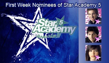 First Week Nominees of Star Academy 5