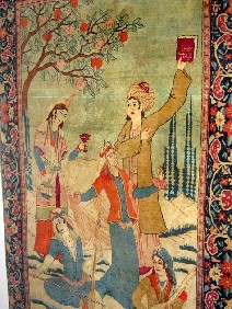 Kashan Pictorial Rug