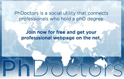 PhDoctors - The first social networking website for professionals with PhD Degrees