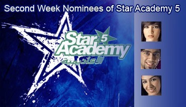Second Week Nominees of Star Academy 5