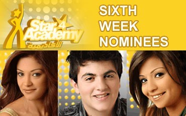 Sixth Week Nominees of Star Academy 4