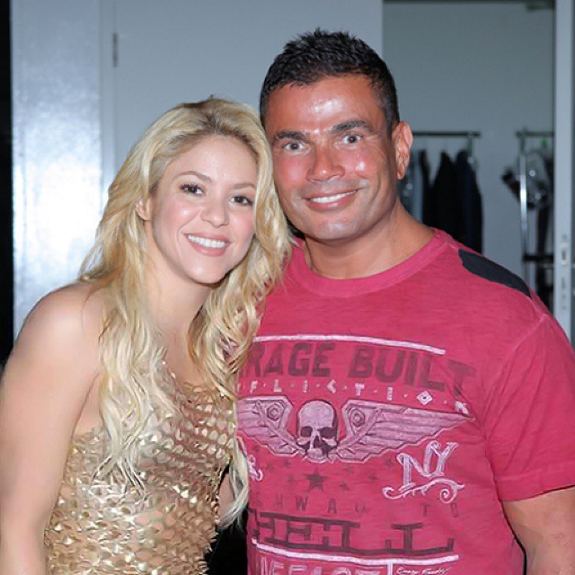 Amr Diab with Shakira