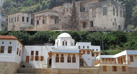 Sufi Hospice Takiyyat Al-Daraweesh Al-Mawlawiyah in Tripoli before and after restoration photo