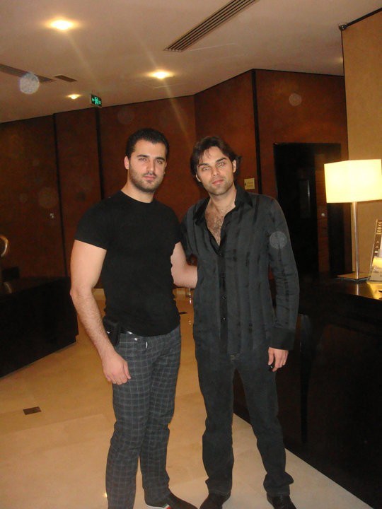 Fadi Bahsoun with Mazen