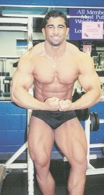 Old photo of bodybuilder Fouad Abiad
