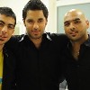 photo of Houssam Taha with Mohammad Rafeh and Ephram Salameh from Star Academy 8