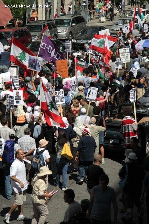 Lebanese Protesting in Toronto