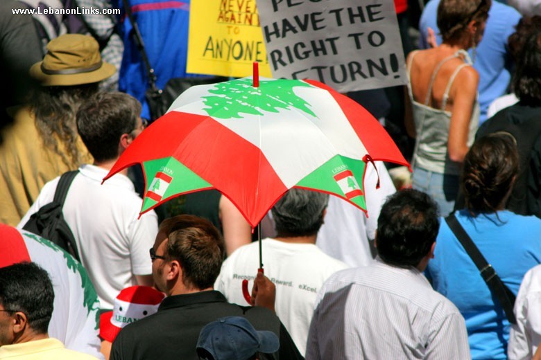 Lebanese Flag Umbrella