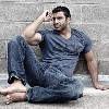 sexy feet Rabih Laz in jeans photo