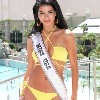 Rima Fakih Miss USA in yellow