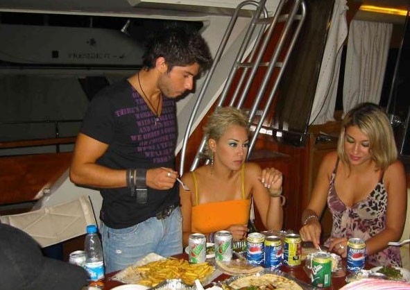Rym, Salma and Bachar Lunch