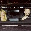 Gerard Pique and Shakira in the car photo