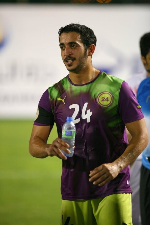 Sheikh Khaled Bin Hamad Al Khalifa photo on football field