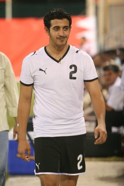 Sexy Arab Prince Khalid bin Hamad al Khalifa photo looking hot in his soccer apparel