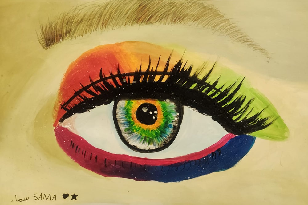 Kaleidoscope Vision - Colored Eye