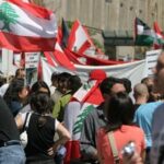 Arabs Protesting in Toronto against Israeli Attacks on Lebanon