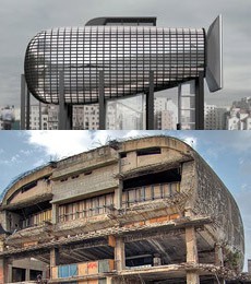 Photograph of Beirut City Center Dome: the egg  Lebanon