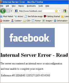 Photograph of Facebook Network Problems NULL United States