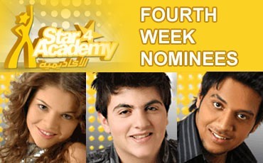 Photograph of Fourth Week Nominees of Star Academy 4 NULL Lebanon