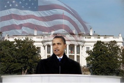 Photograph of Inauguration of Obama in Whitehouse NULL United States