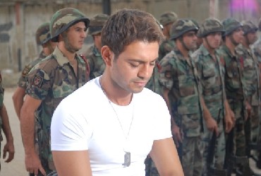 Photograph of Iwan and the Lebanese Army NULL Lebanon