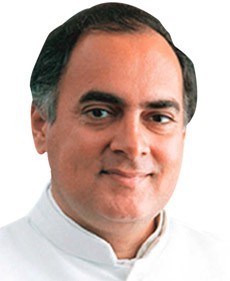 Photograph of Rajeev Gandhi Person India