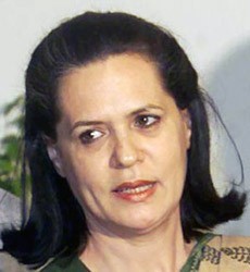 Photograph of Sonia Gandhi Person India