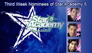 Photograph of Third Week Nominees of Star Academy 5 NULL Lebanon