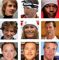 Photograph of Top 2010 Olympic Athletes NULL United States