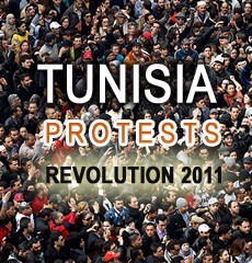 Photograph of Tunisia Protests NULL Tunisia