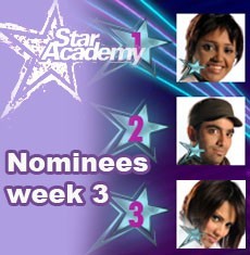 Photograph of Week 3 Nominees of Star Academy Six NULL Lebanon