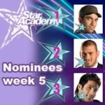 Week 5 Nominees of Star Academy Six
